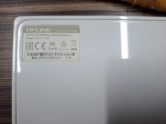 Switch Hub De Mesa 8 Portas 10/100 Tp-link Tl-sf1008d (Usado) - Foto 2