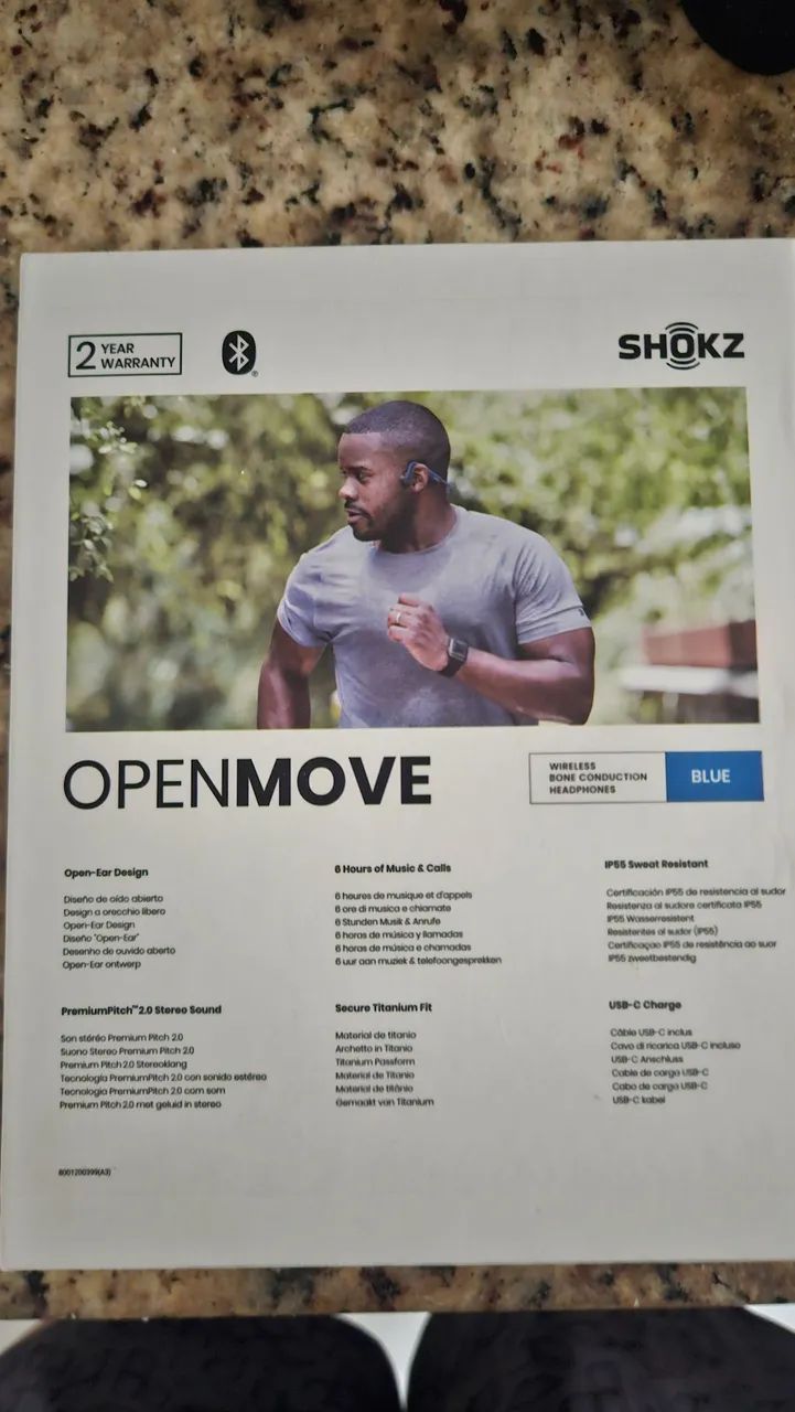 Fone de ouvido shoks OpenMove ( novo) - Foto 2