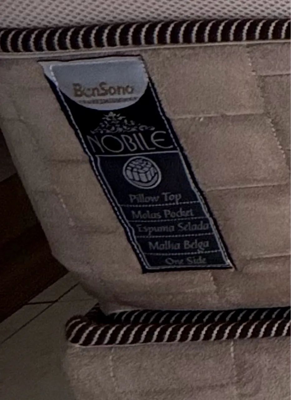 Cama de casal c/ rolo para cabeceira ( Bonsono ) - Foto 4