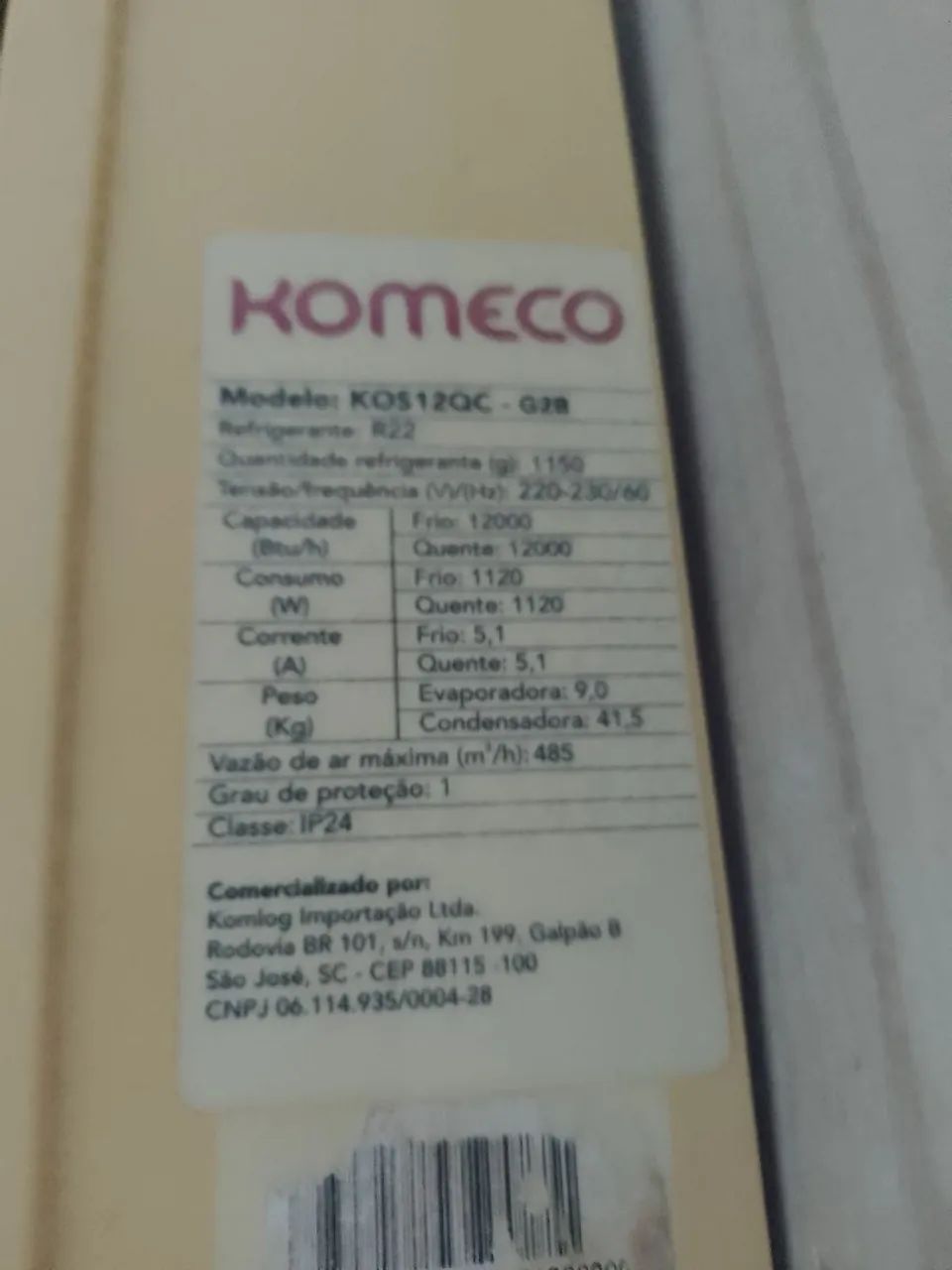 Vendo ar condicionado Komeco - Foto 3