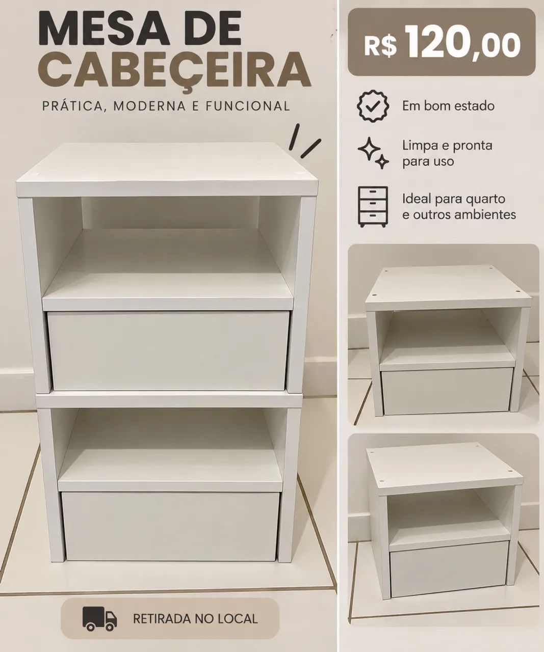 Mesa de cabeceira 
