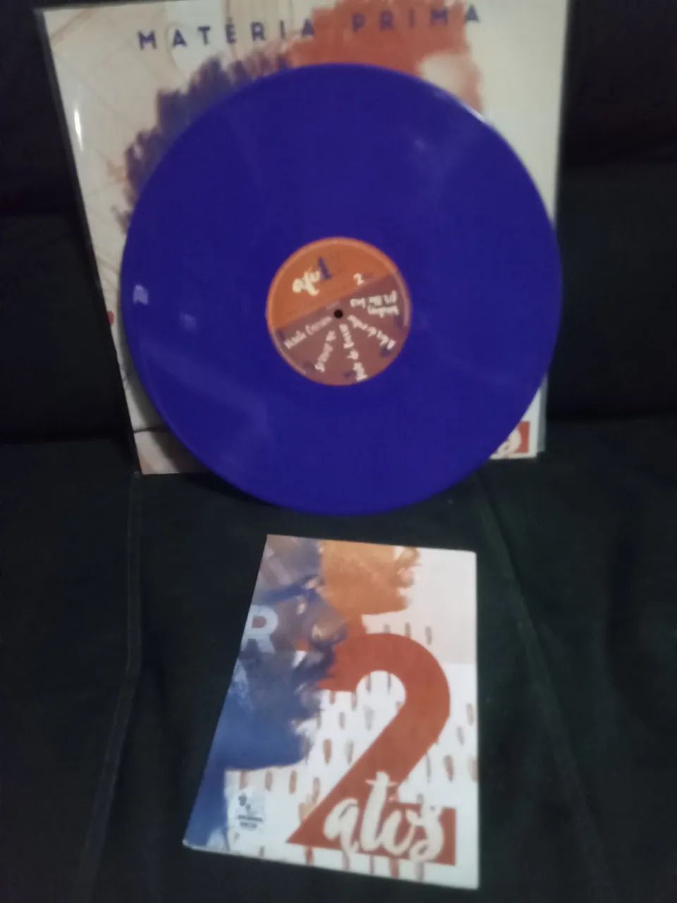 LP disco vinil rap nacional Matéria Prima 2 Atos - Foto 3