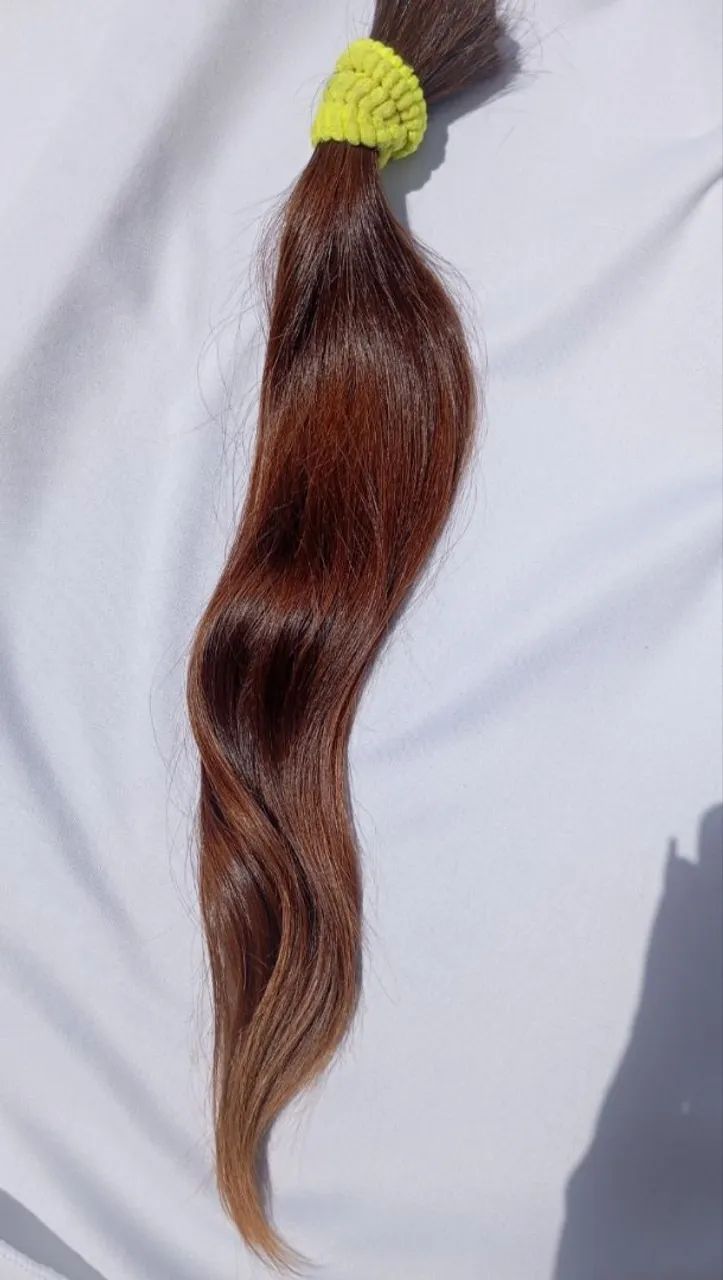 Cabelo Humano Natural Virgem Liso 42 cm - Bem Cuidado - Foto 2