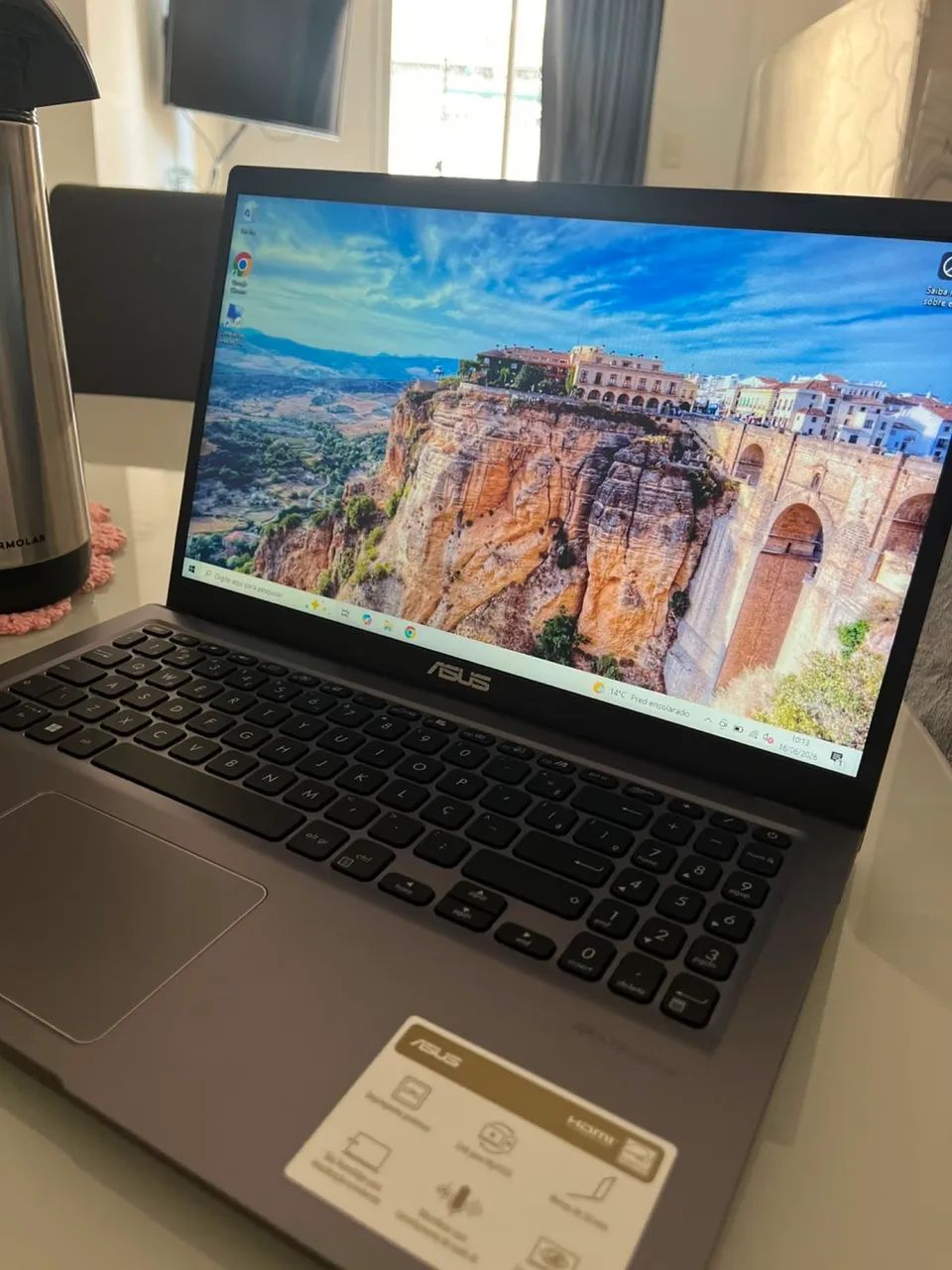 Notebook ASUS 15,6? Intel Celeron, 4GB RAM, SSD 120GB ? Seminovo