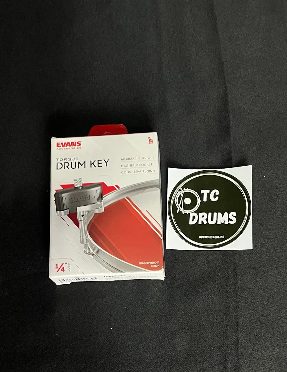 Chave de afinação EVANS Drum Key - Foto 2
