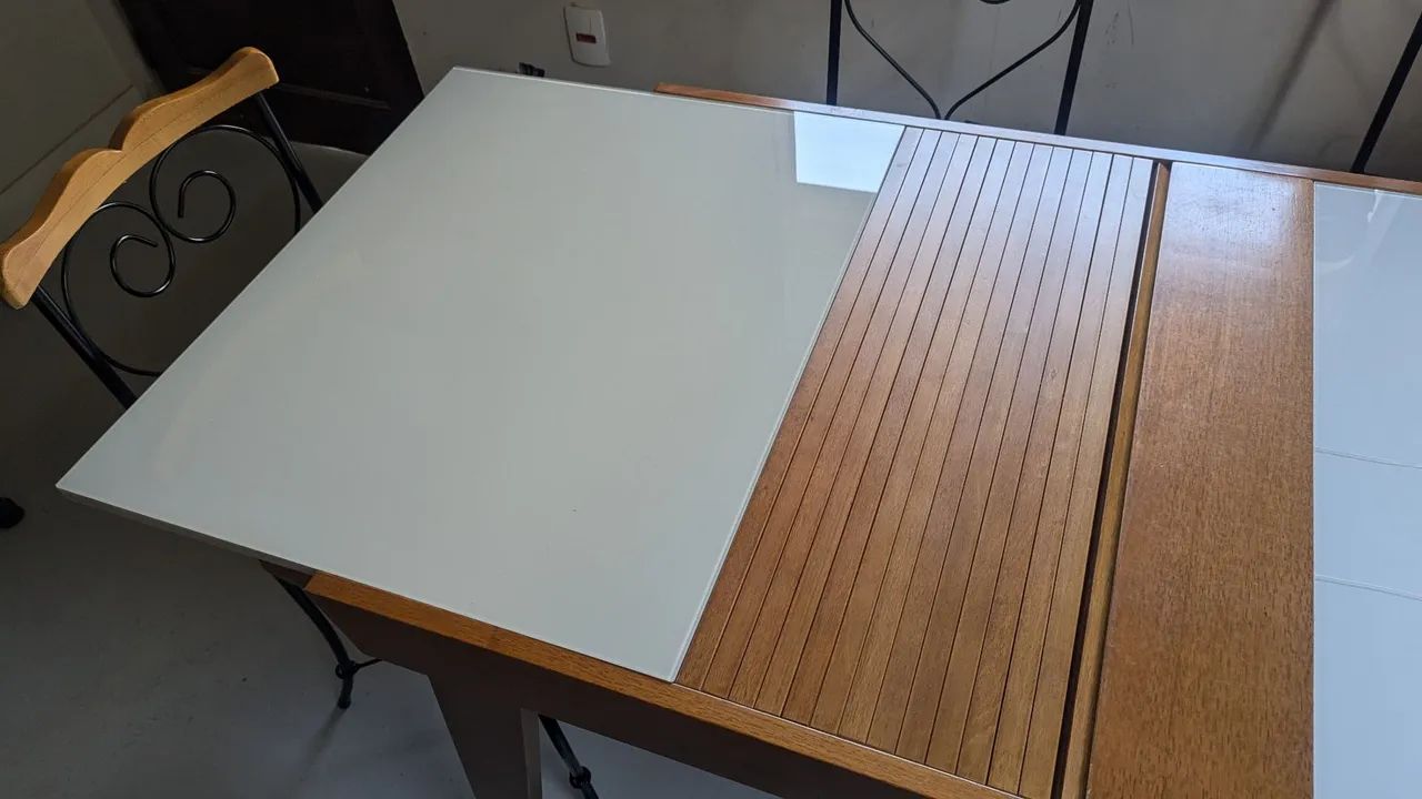 Mesa de cozinha retrátil 6 lugares ou 8 - Foto 4