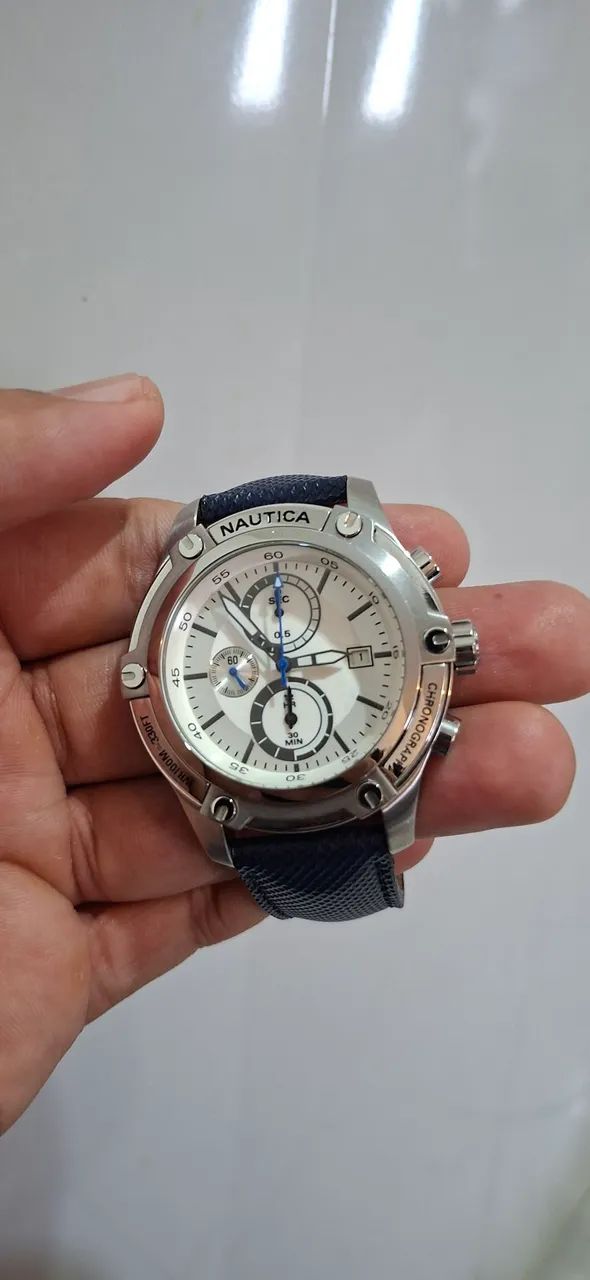 Relógio nautica original vendo olx pay mais entrega para todo Brasil faço envio  - Foto 3