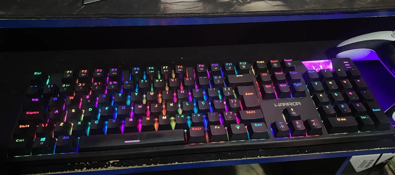 Teclado Warrior Royal Score preto - Foto 4