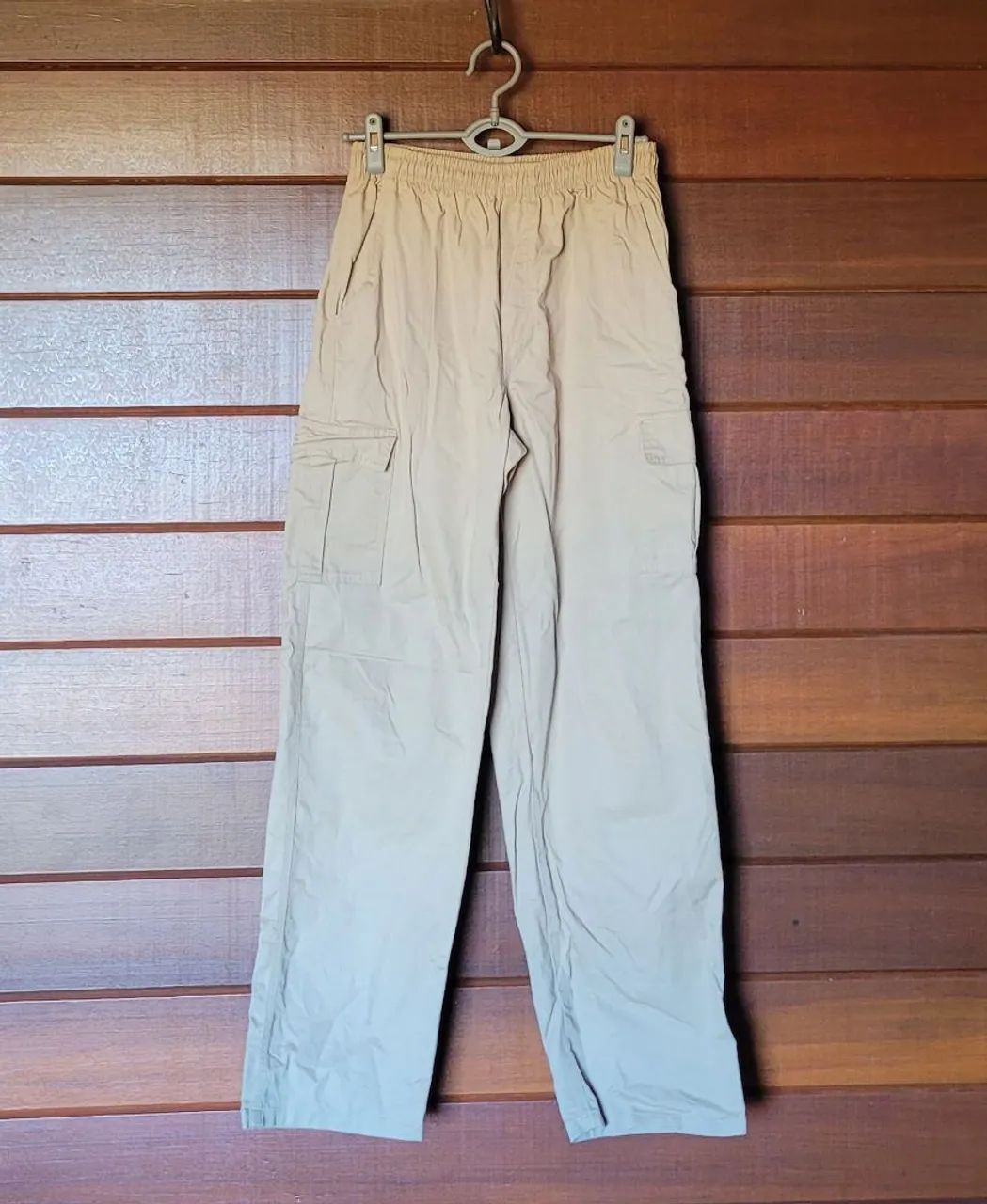Calça Magic Jump Cargo Bege - Tam G - Foto 2