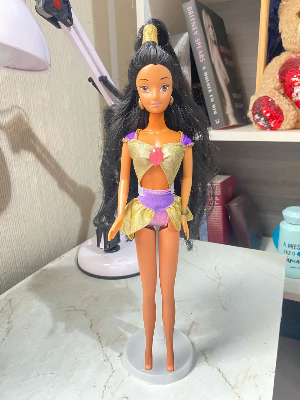 Boneco Aladdin e boneca Jasmine praia  - Foto 3