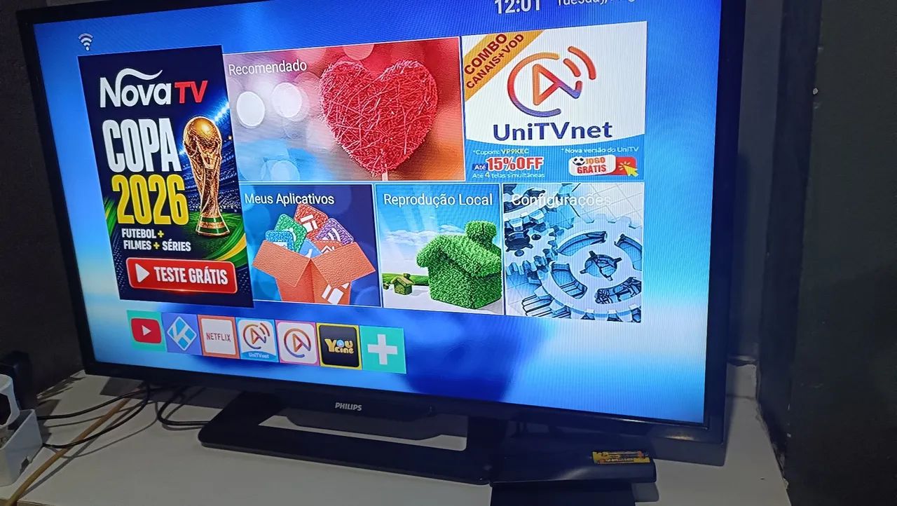 Tv Philips 32 com box tv  - Foto 2