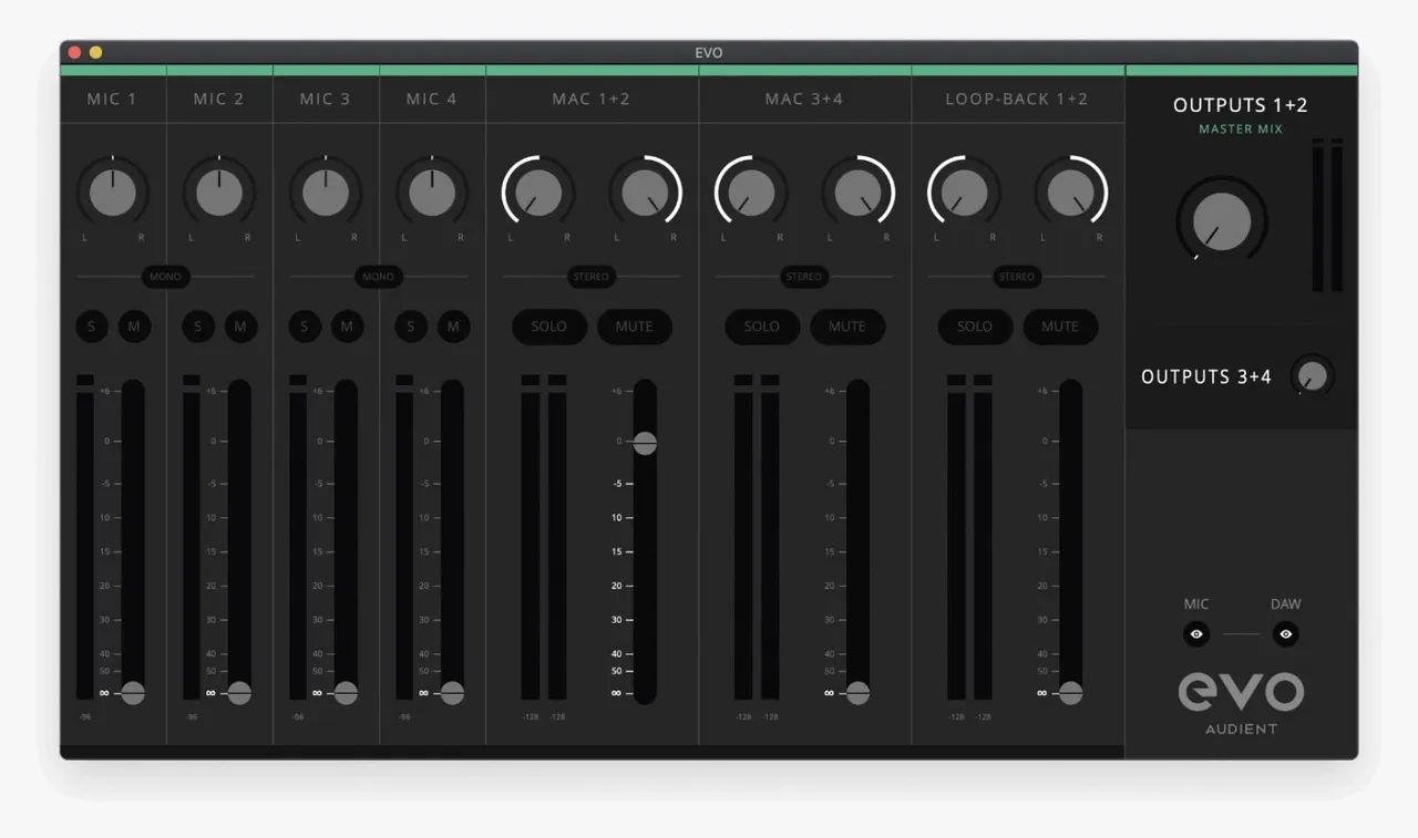 Audient EVO 8 - Interface de áudio - Equipamentos e Acessórios de