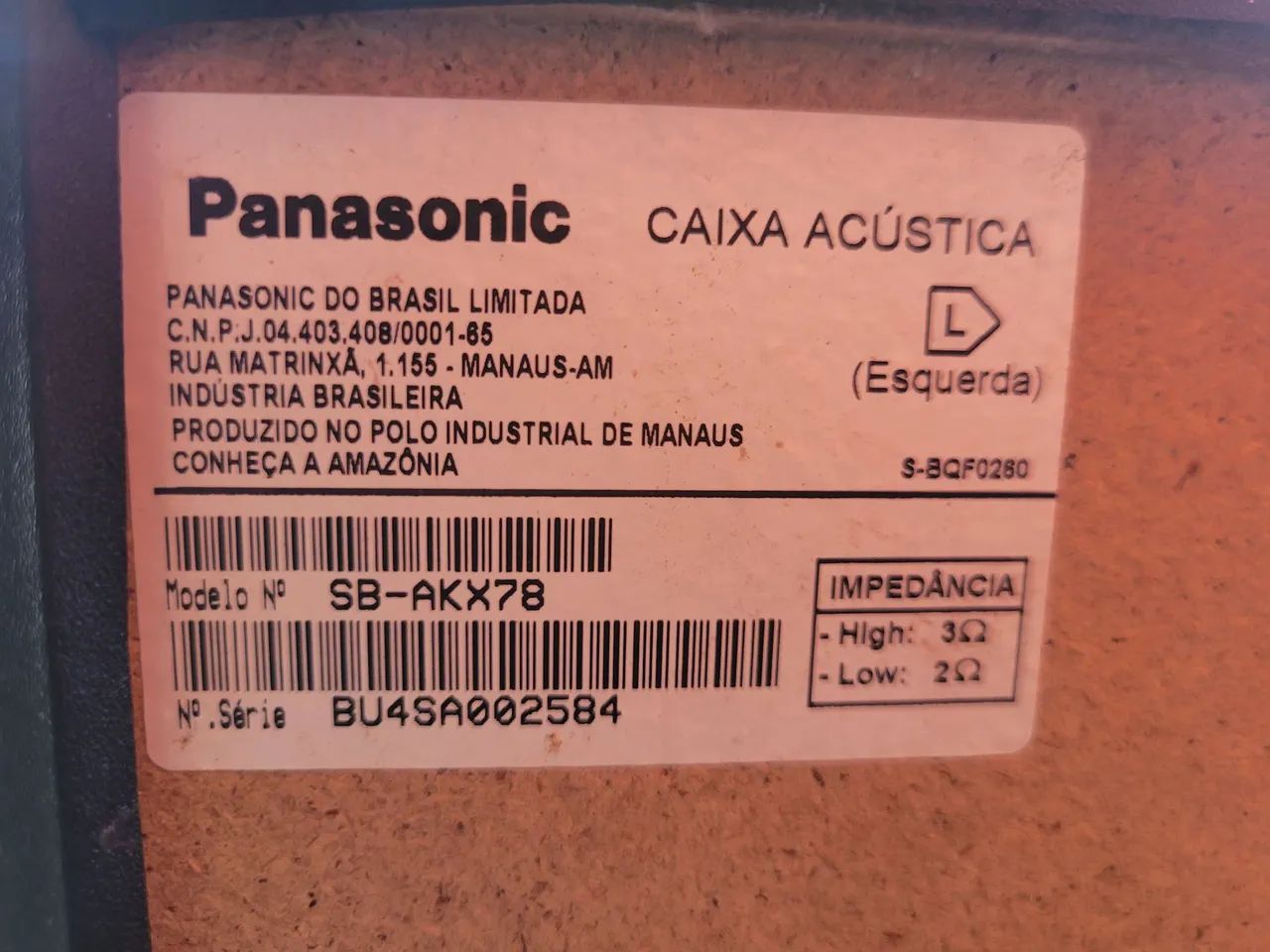 CAIXAS DE SOM PANASONIC. - Foto 4
