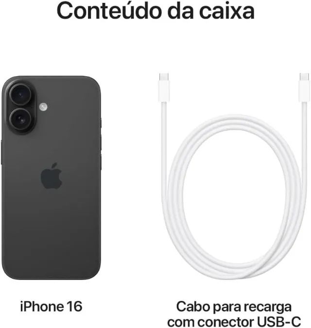 iPhone 16 256GB Preto - Foto 3