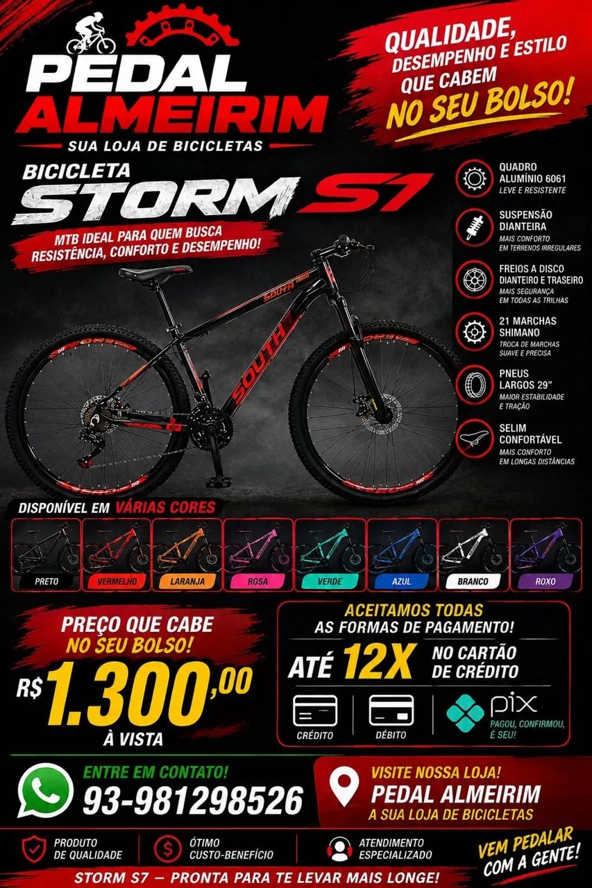 Bicicleta storm s1
