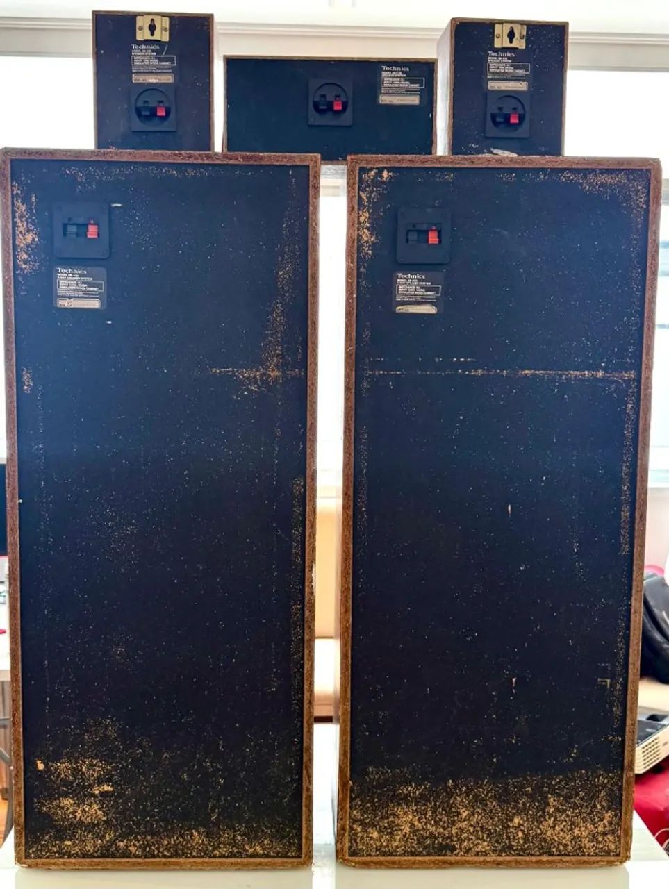 Conjunto Caixas Acústicas Technics SB-A35 - 1994 - Funcionando 100% - Foto 5