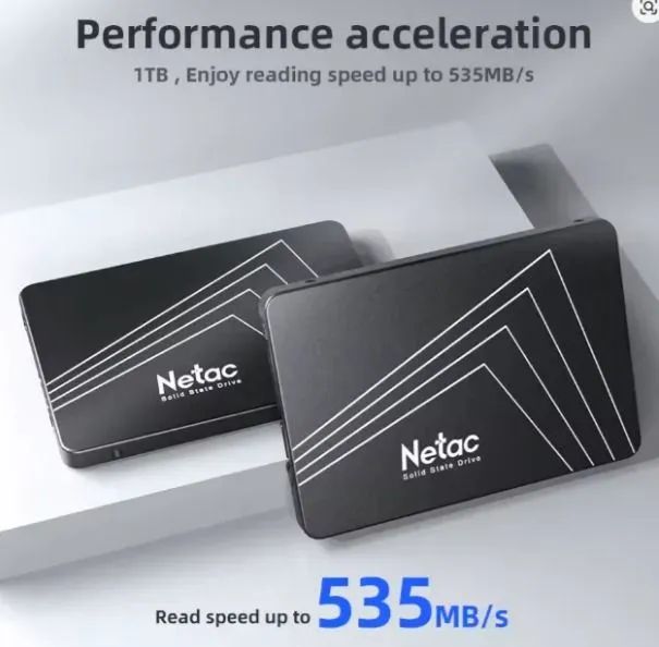 Ssd 500gb Netac N530s Sata 6gb/s 2.5 Pol Novo Lacrado