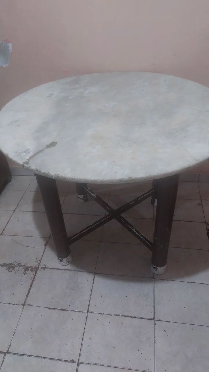 Mesa de mármore redonda - Foto 4
