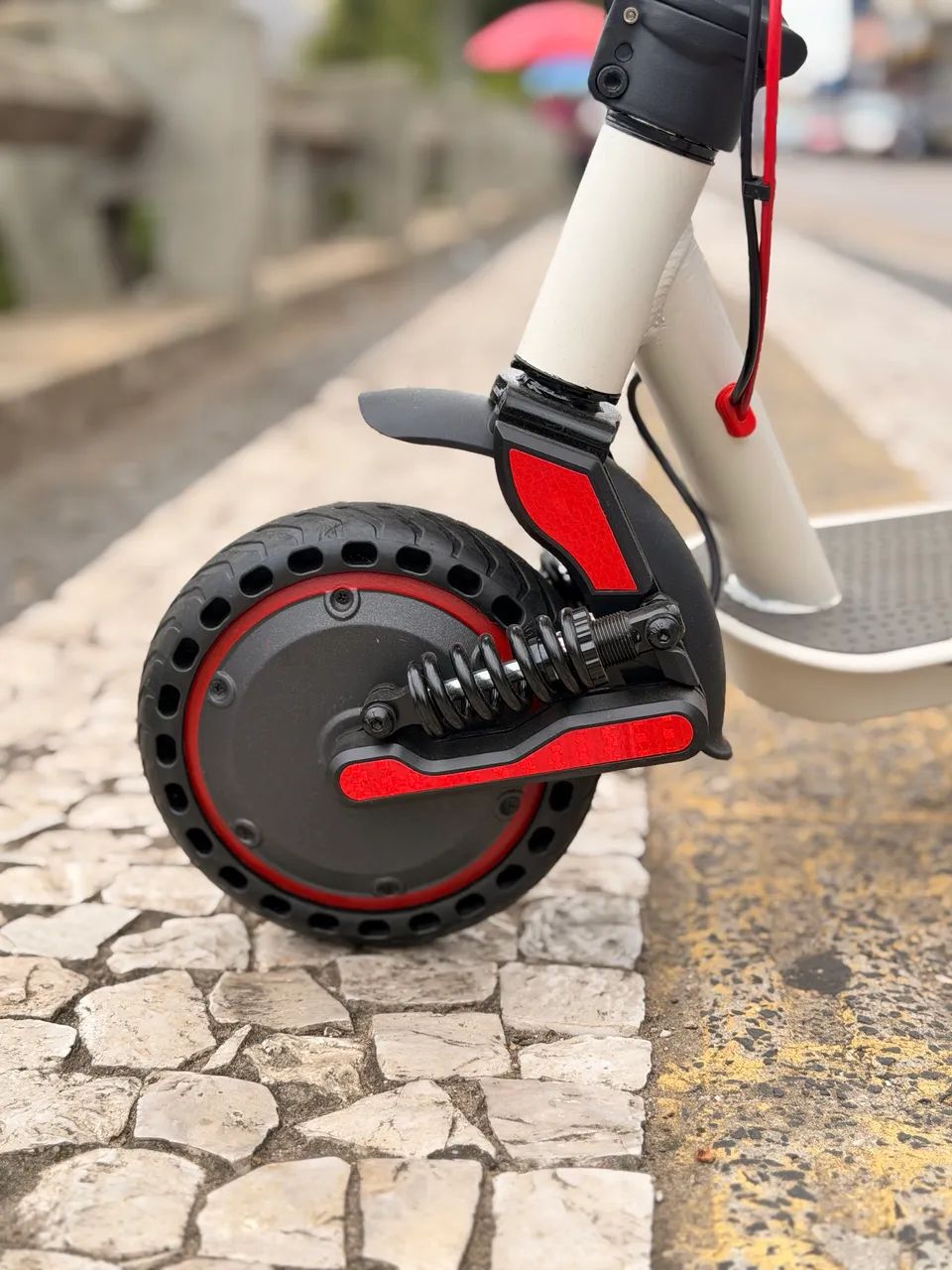 Patinete elétrico com amortecedor super confortável  - Foto 2