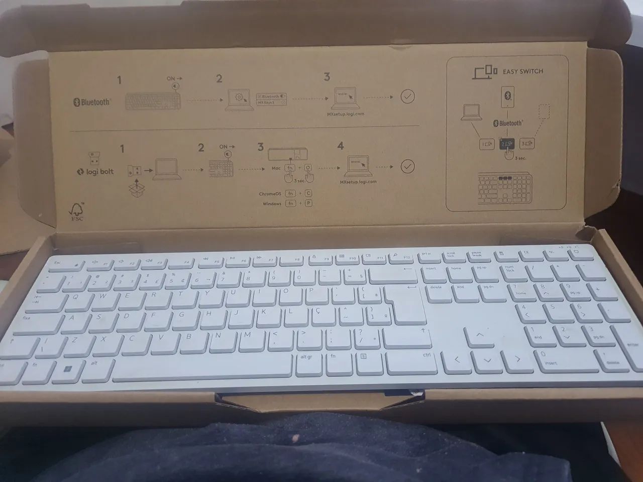 Teclado MX KEYS S Branco