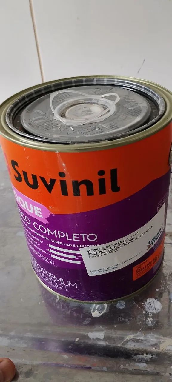Tintas 80,00 cada lata 