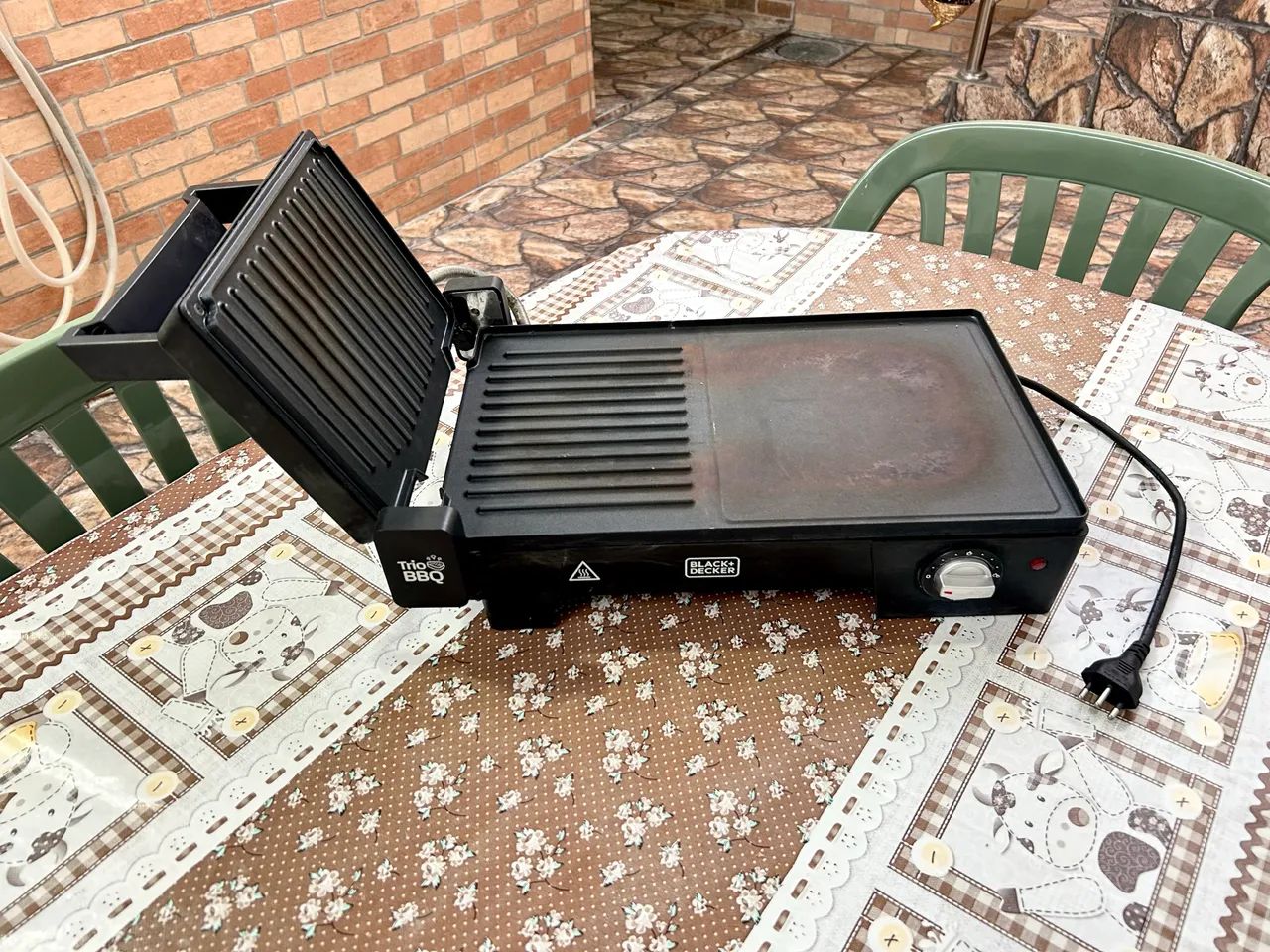 GRILL ELÉTRICO BLACK DECKER 220V