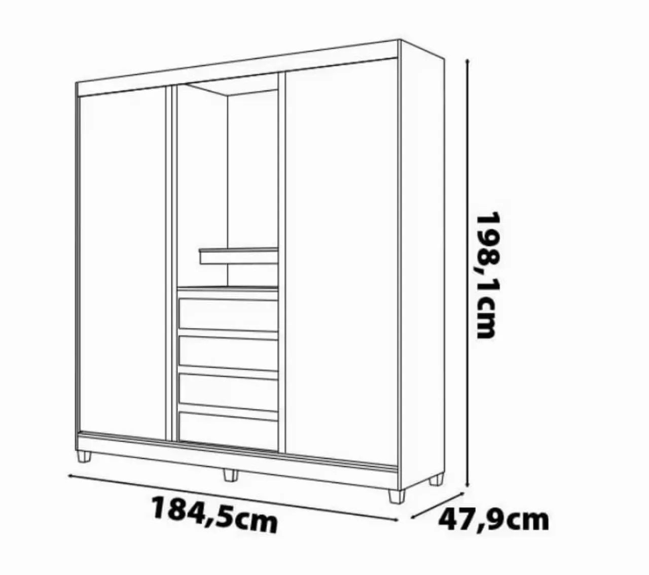 Guarda-roupa de casal  - Foto 3