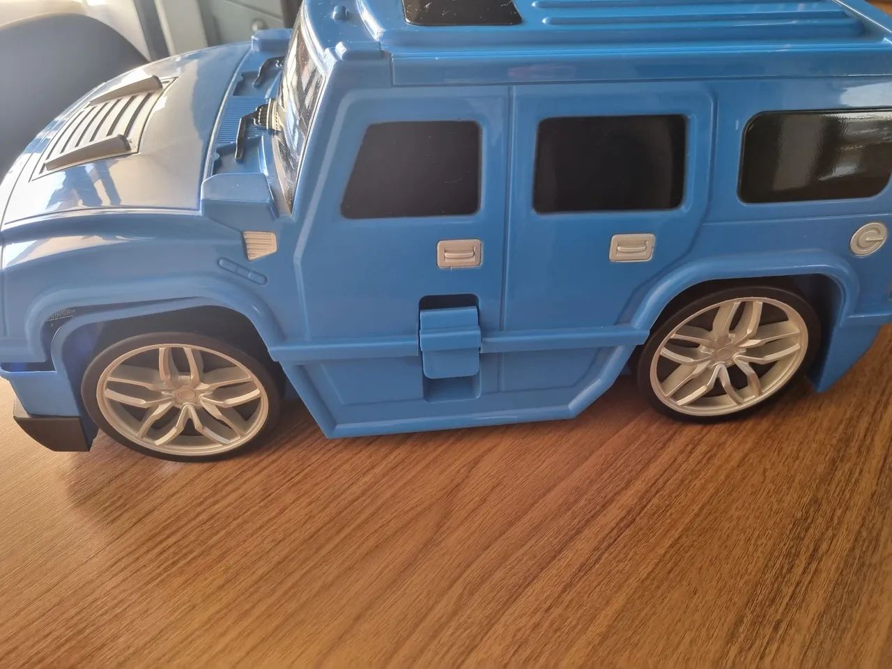 Mala infantil de carro azul - Foto 4