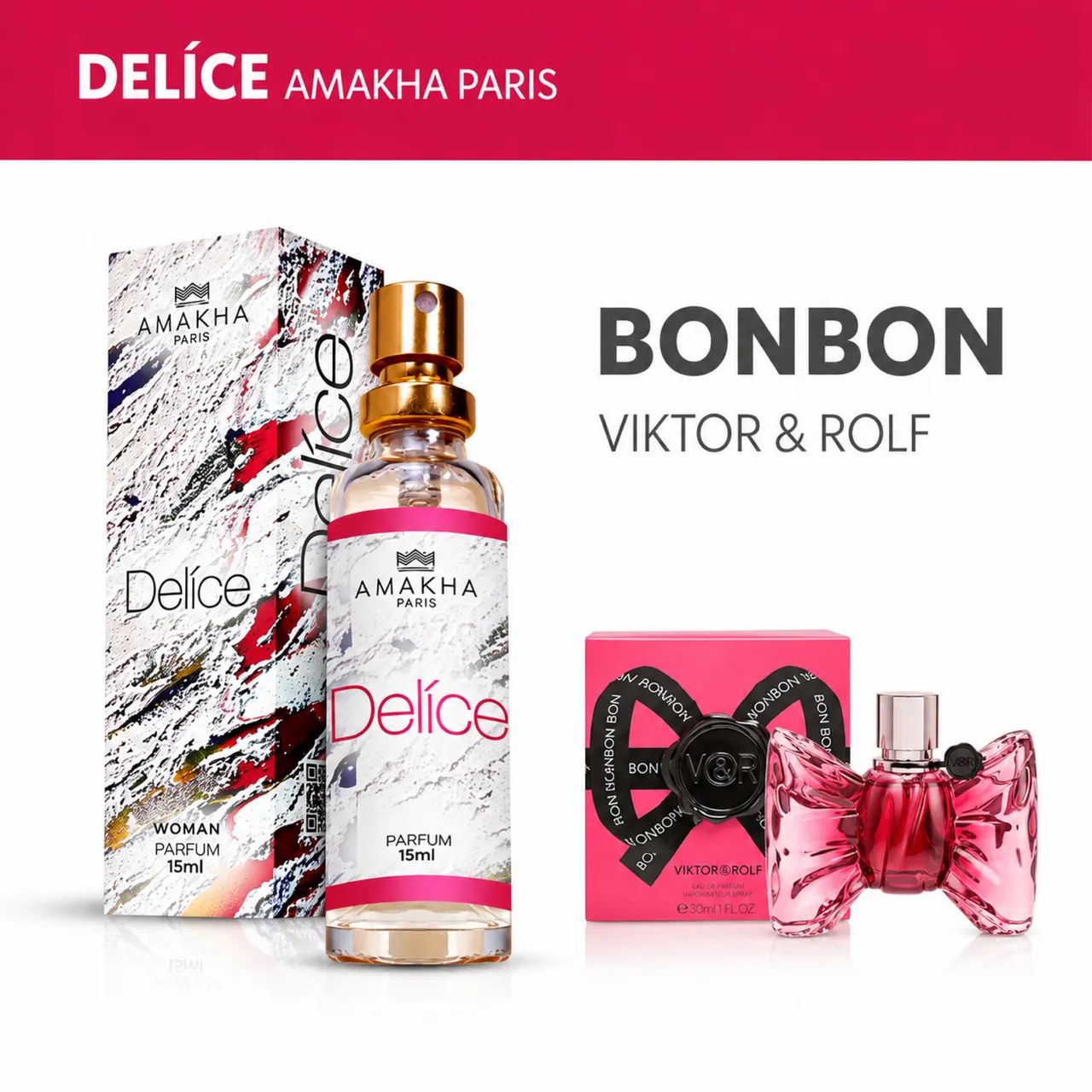 Perfume Importado Delíce Bonbon 15ml Amakha Paris