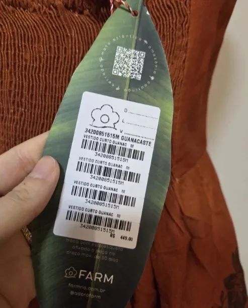 Vestido farm Novo (tag) - Foto 2