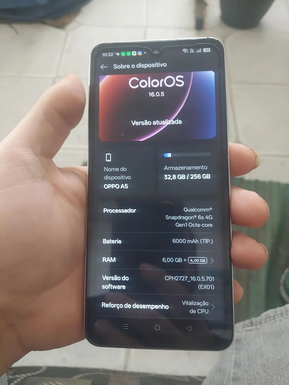 Oppo a5 256g 12ram nfc Funcionando perfeitamente  - Foto 3