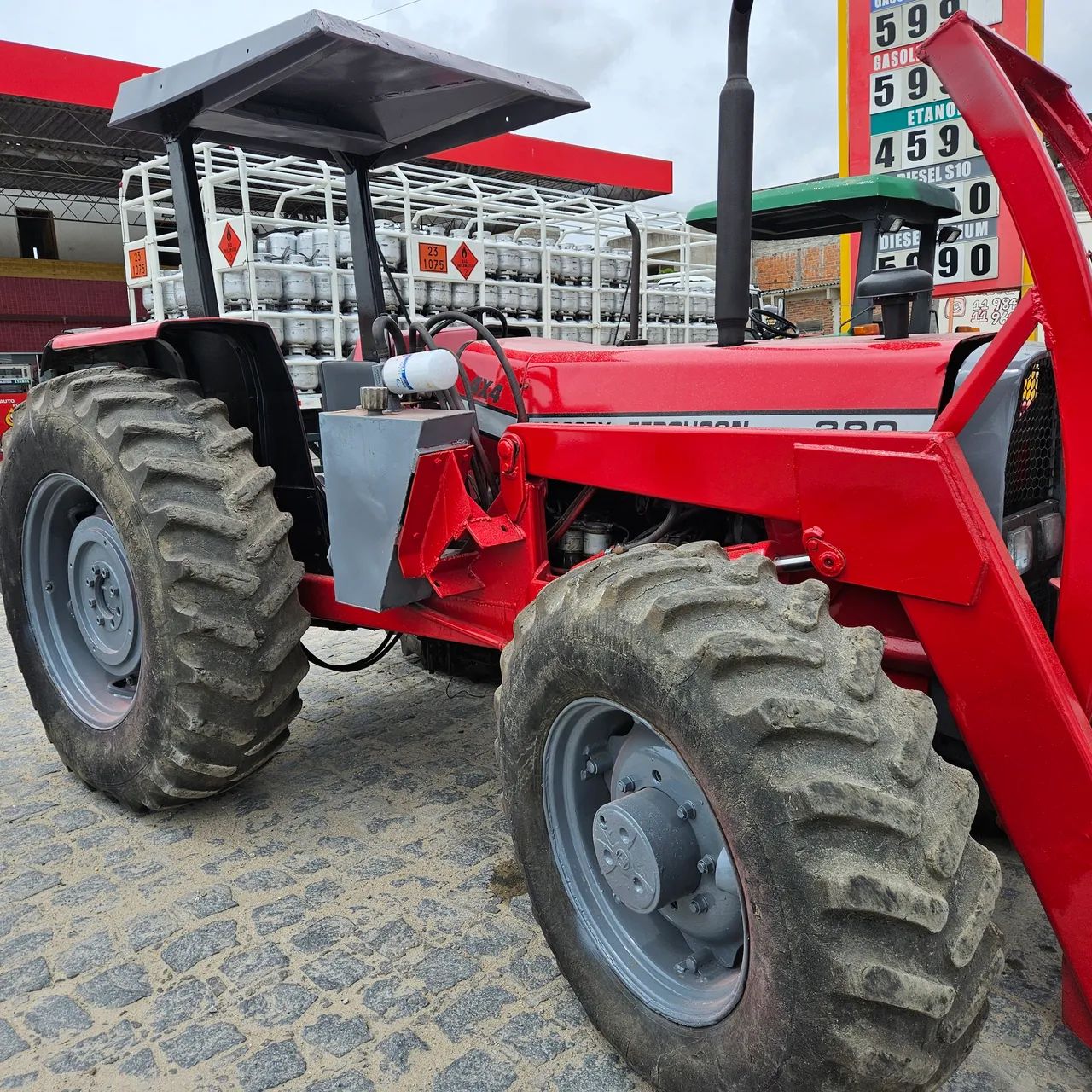 trator massey ferguson 290 4x4 ano 92 - Foto 2