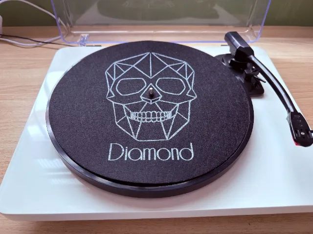 Vitrola Toca Discos Diamond White + Brinde - Foto 3