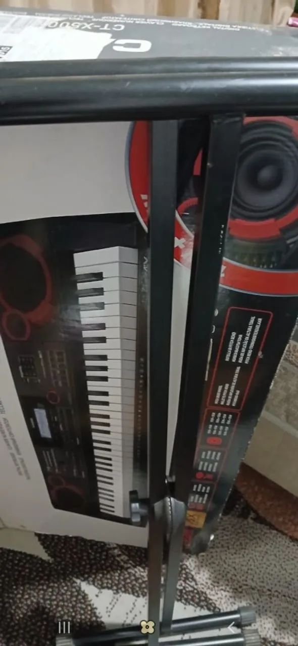 Teclado Cássio ctx-5000 proficional  com pezinho 