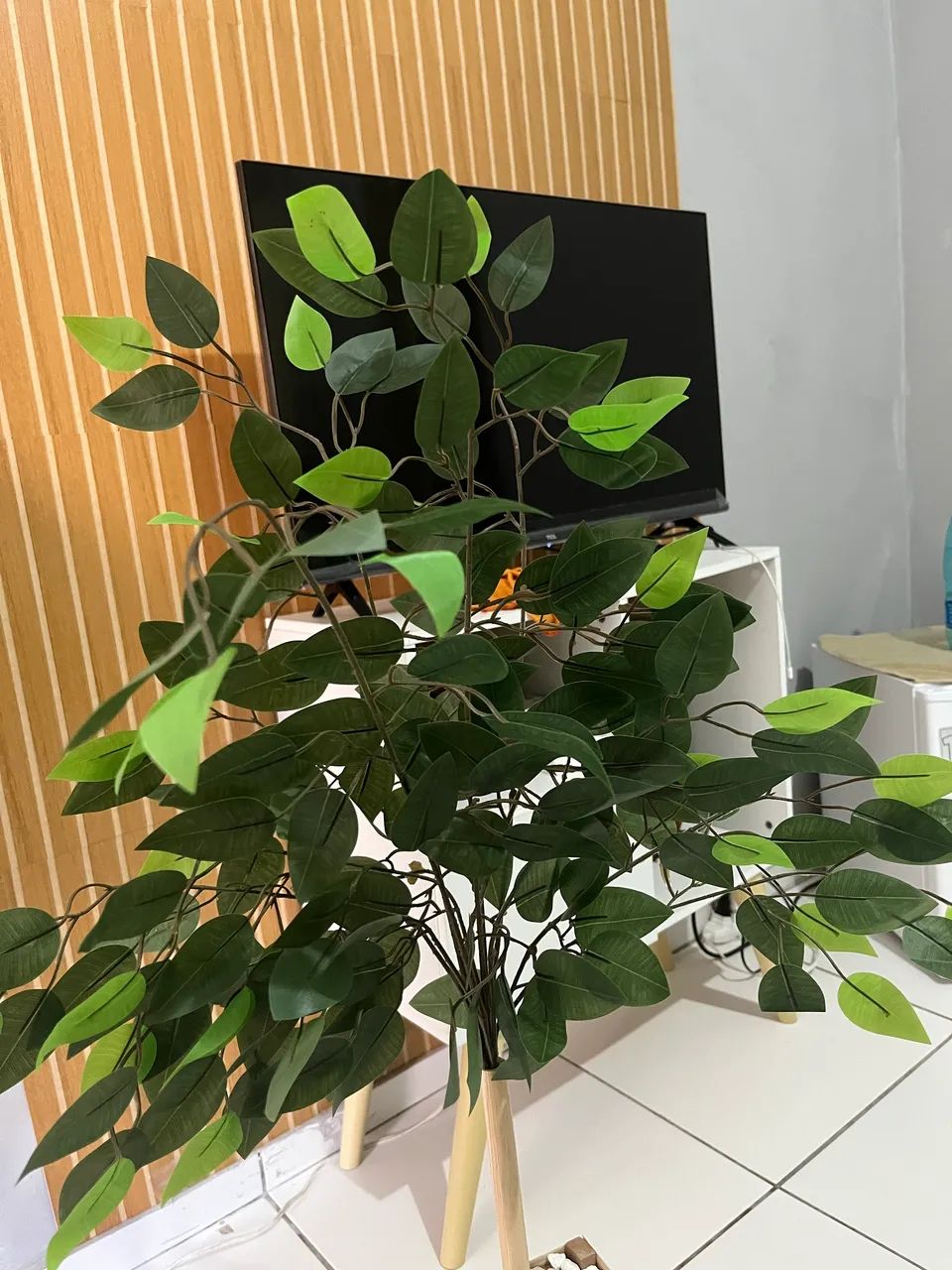 Vaso decorativo planta artificial - Foto 2