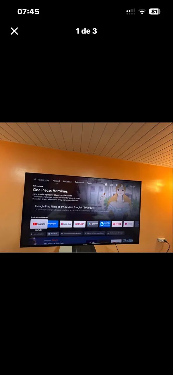 Televisão 55 polegadas 