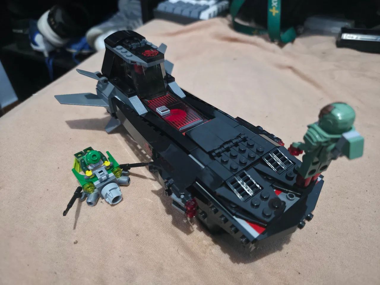 Lego marvel ataque do submarino 
