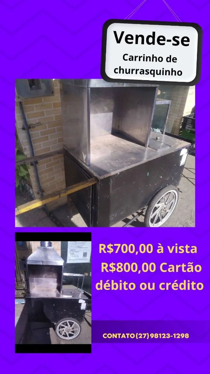 Carinho de churrasquinho  - Foto 4