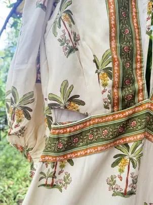 vestido farm midi luna estampado - Foto 3