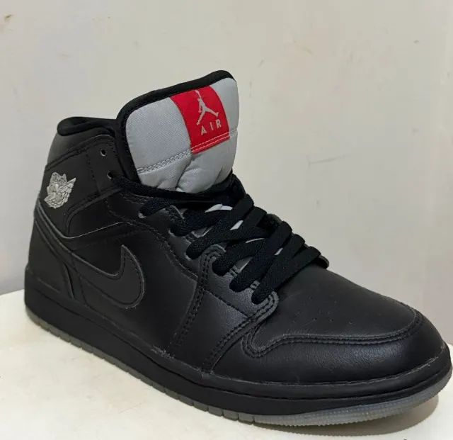 ORIGINAL Nike Air Jordan 1 Mid se Black/White  - Foto 2