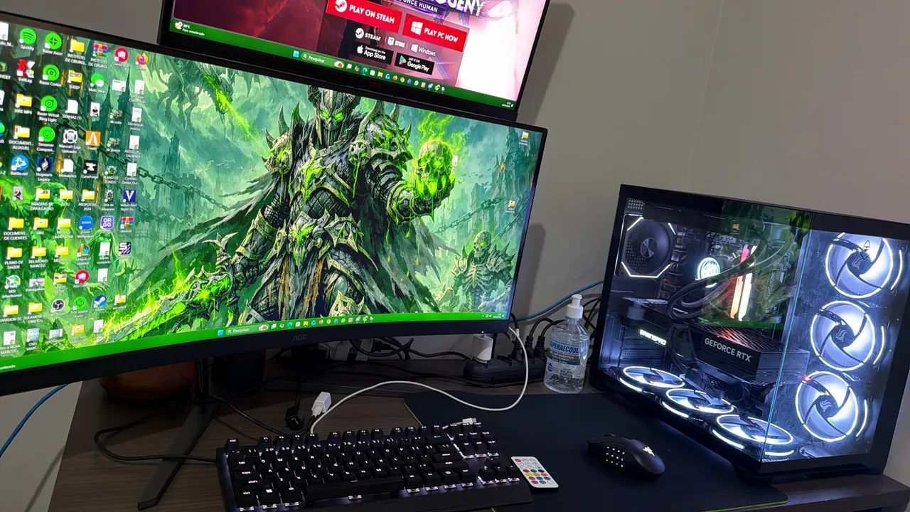 PC Gamer RTX 5070 + Ryzen 7 5800X | 32GB | Alto desempenho? - Foto 2