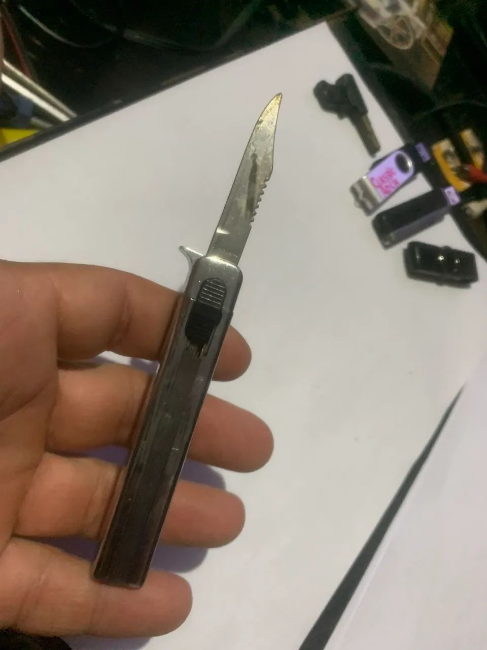 isqueiros vintage com canivete  - Foto 6