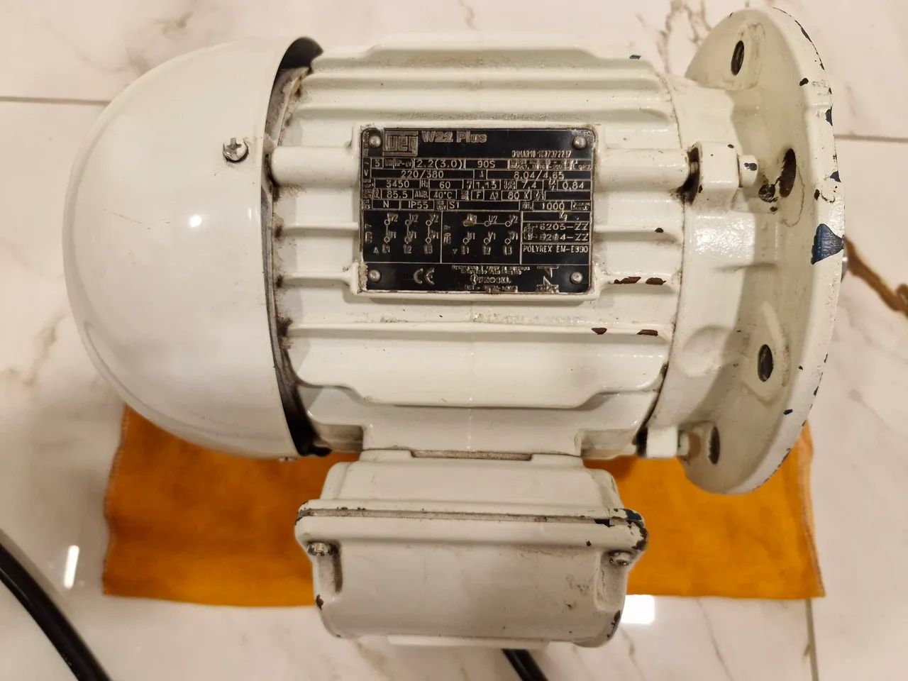 Motor Elétrico Trifásico WEG W22 Plus 3cv 3450 RPM - Funcionando Perfeitamente. - Foto 3