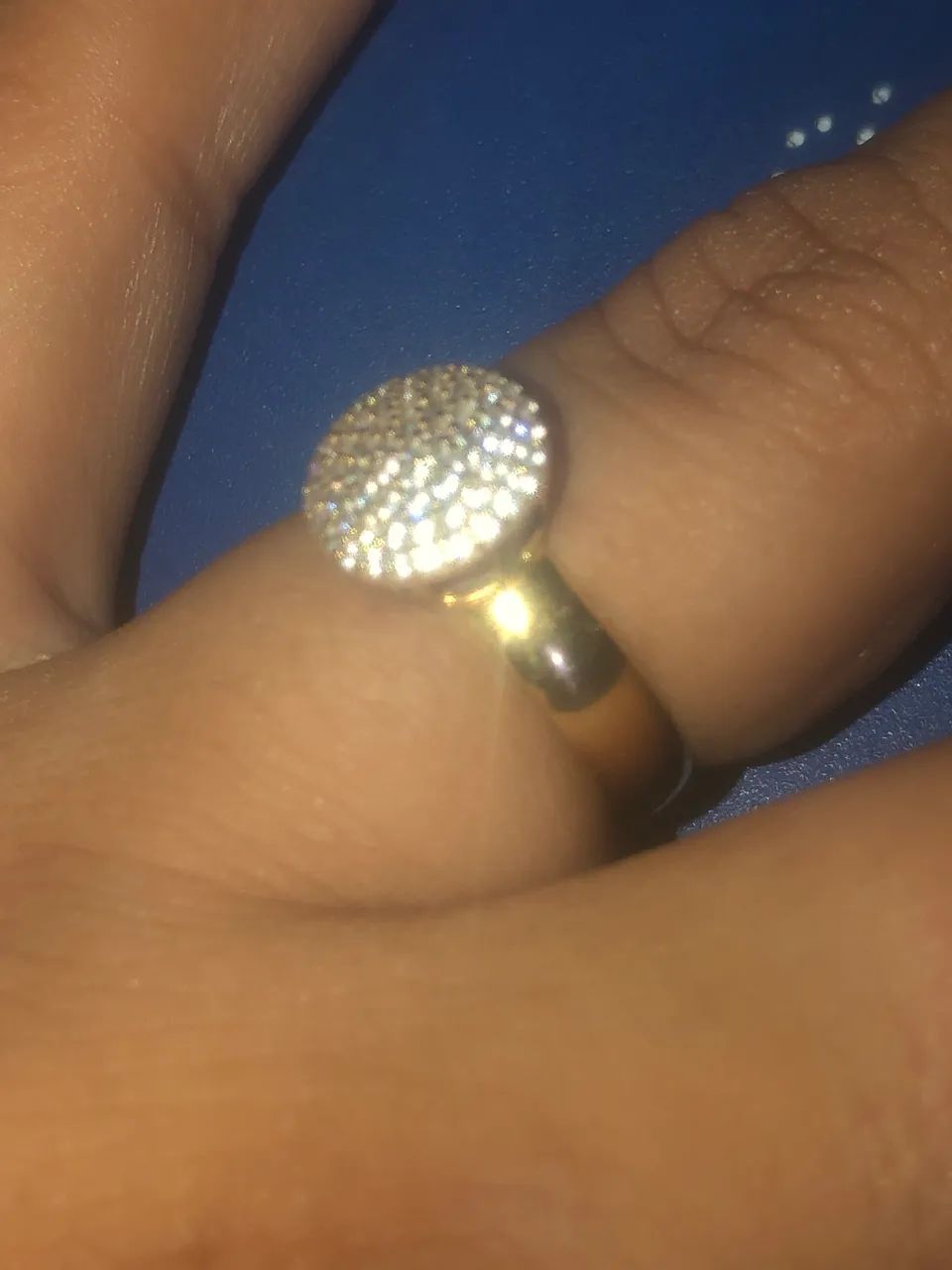Anel de Ouro 18 com brilhante - Foto 4