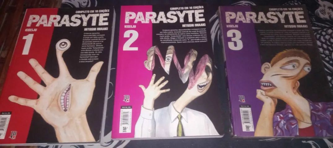 Mangá Parasyte 1 - 3 + K-on 1