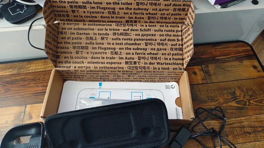 Steam deck LCD 1tb com dock, caixa, case, grip e carregador - Foto 3