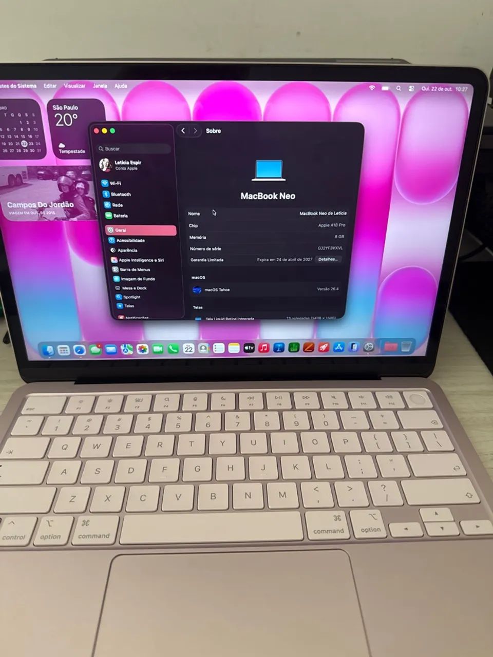 MacBook neo 8gb 512 ssd 
