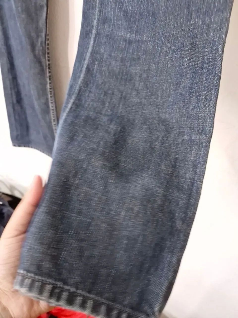 calça jeans diesel larkee azul 38 - Foto 4