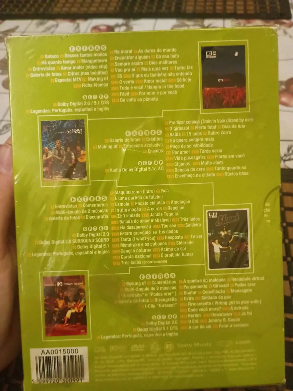 Dvd MTV Skank ,irá ,cidade negra e jota Quest  - Foto 3