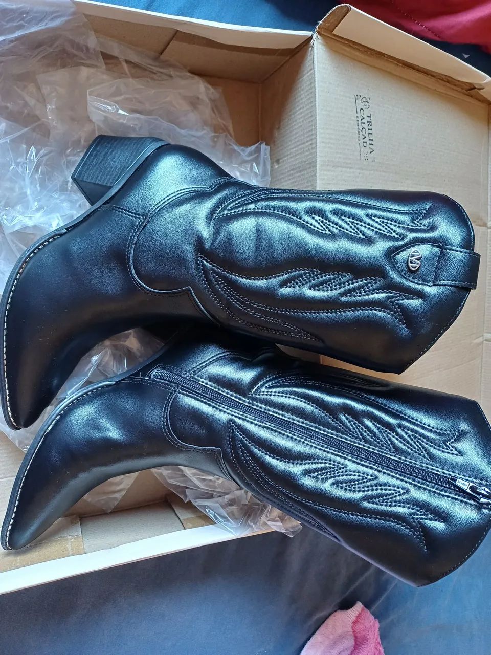Bota Texas preta .  - Foto 3